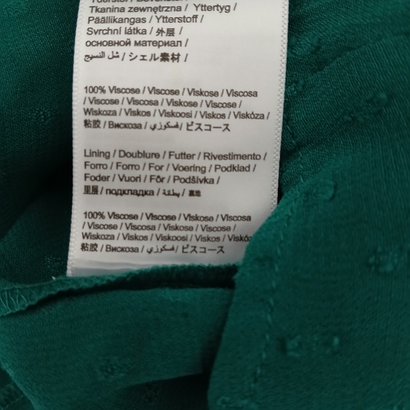 Farm Rio Emerald Ruffle Long Sleeve Blouse - Picture 10 of 10